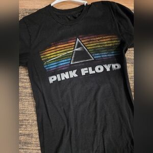 Pink Floyd Black Short Sleeve Tee with Prism Design